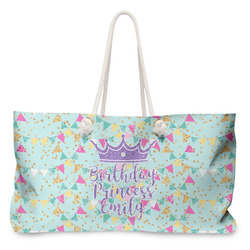 Birthday Princess Large Tote Bag with Rope Handles (Personalized)