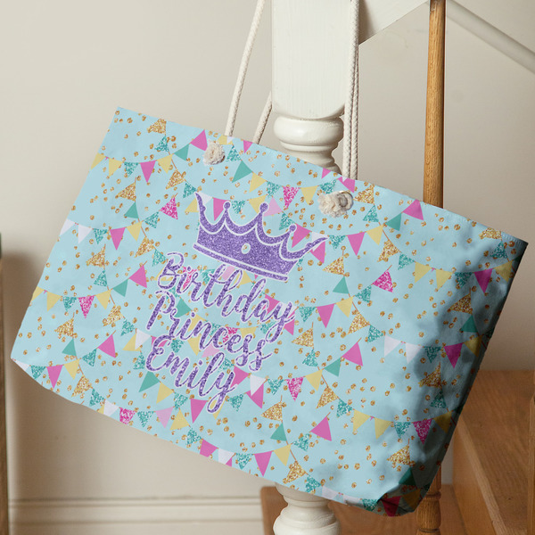 Birthday Princess Large Rope Tote - Life Style