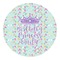 Birthday Princess Round Decal - Medium (Personalized)