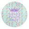 Birthday Princess 5' Round Indoor Area Rug (Personalized)