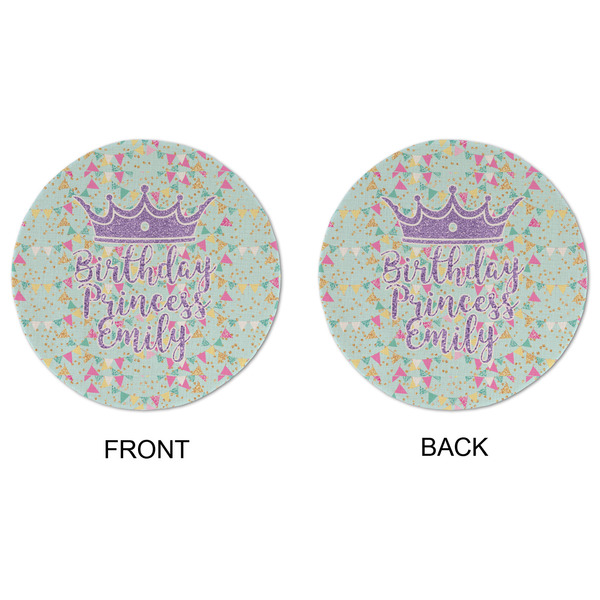 Birthday Princess Round Linen Placemats - APPROVAL (double sided)