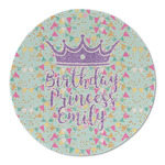 Birthday Princess Round Linen Placemat (Personalized)