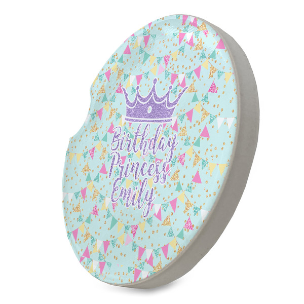Birthday Princess Sandstone Car Coaster - STANDING ANGLE