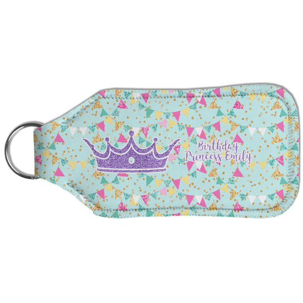 Birthday Princess Sanitizer Holder Keychain - Large (Back)