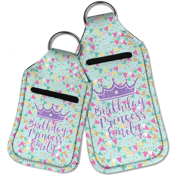 Birthday Princess Sanitizer Holder Keychain - Parent Main
