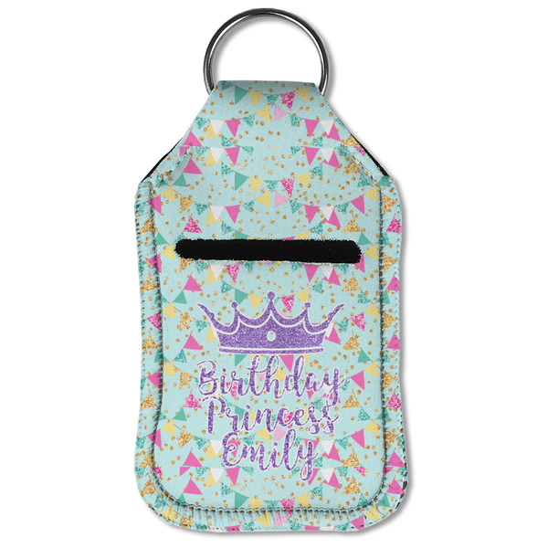 Birthday Princess Sanitizer Holder Keychain - Small (Front Flat)