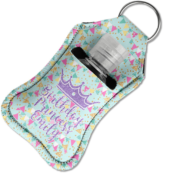 Birthday Princess Sanitizer Holder Keychain - Small in Case
