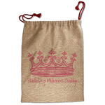 Birthday Princess Santa Sack - Front (Personalized)