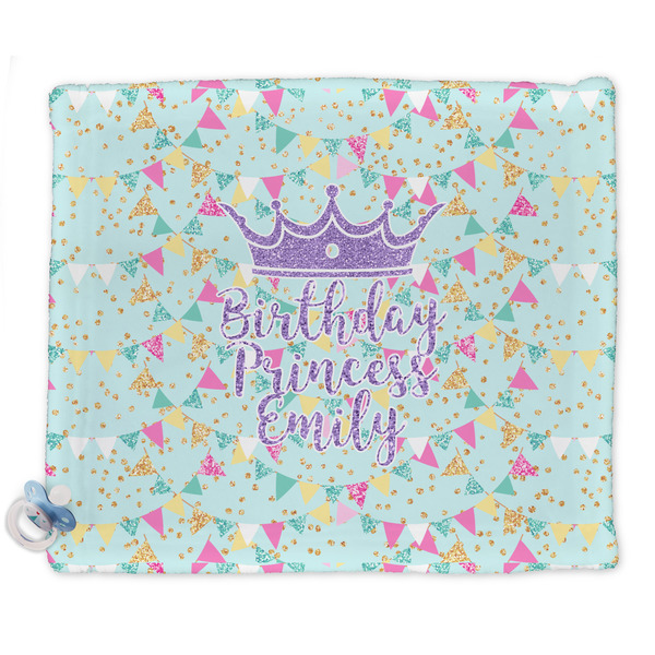 Custom Birthday Princess Security Blanket - Single Sided (Personalized)