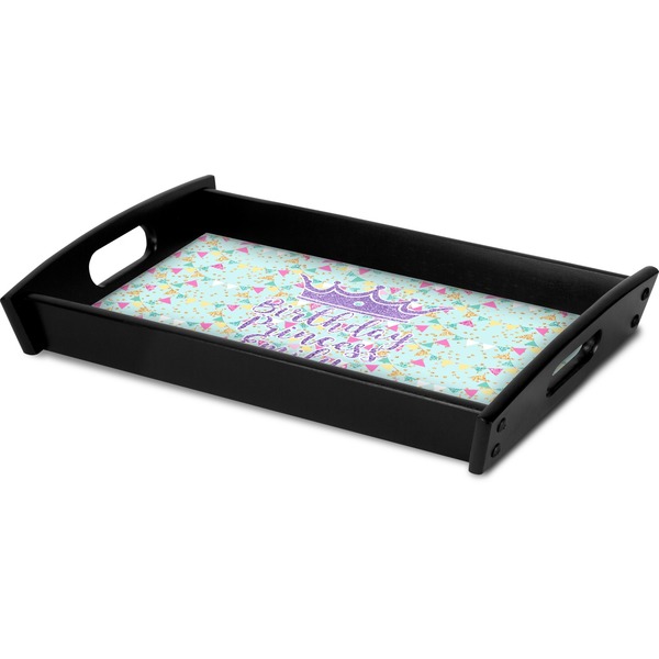 Birthday Princess Serving Tray Black - Corner