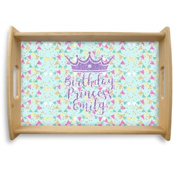 Birthday Princess Natural Wooden Tray - Small (Personalized)