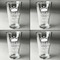 Birthday Princess Set of Four Engraved Beer Glasses - Individual View
