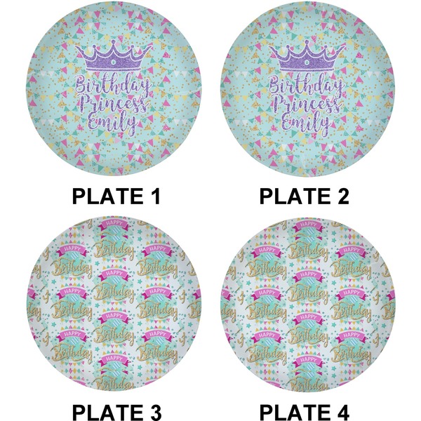 Birthday Princess Set of Lunch / Dinner Plates (Approval)