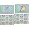 Birthday Princess Set of Rectangular Appetizer / Dessert Plates