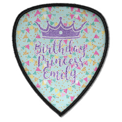 Birthday Princess Iron on Shield Patch A w/ Name or Text