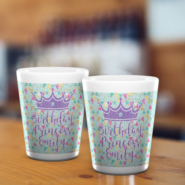Birthday Princess Shot Glass - White - LIFESTYLE