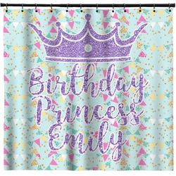 Birthday Princess Shower Curtain - Custom Size (Personalized)