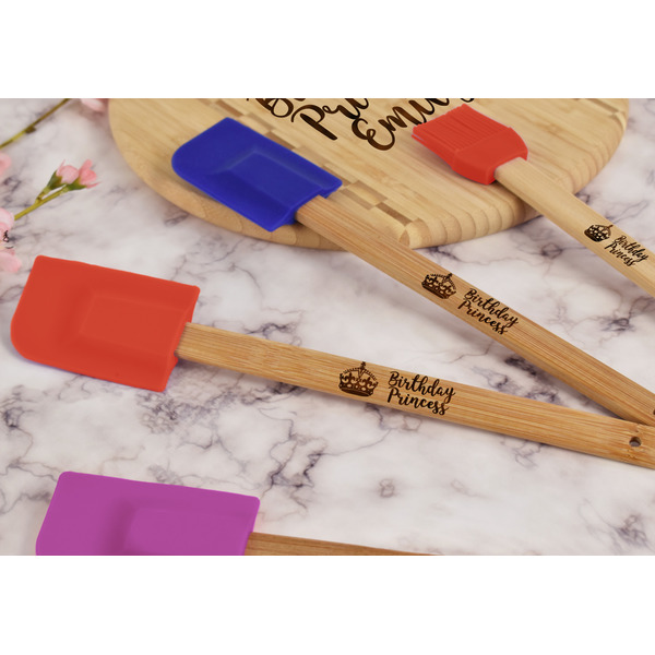 Birthday Princess Silicone Spatula - Red - Lifestyle