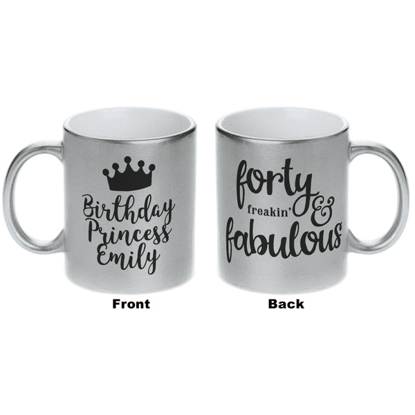 Birthday Princess Silver Mug - Approval