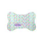 Birthday Princess Bone Shaped Dog Food Mat (Small) (Personalized)