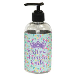Birthday Princess Plastic Soap / Lotion Dispenser (8 oz - Small - Black) (Personalized)