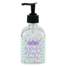 Birthday Princess Glass Soap & Lotion Bottle - Single Bottle (Personalized)