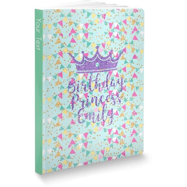 Custom Birthday Princess Softbound Notebook - 5.75" x 8" (Personalized)