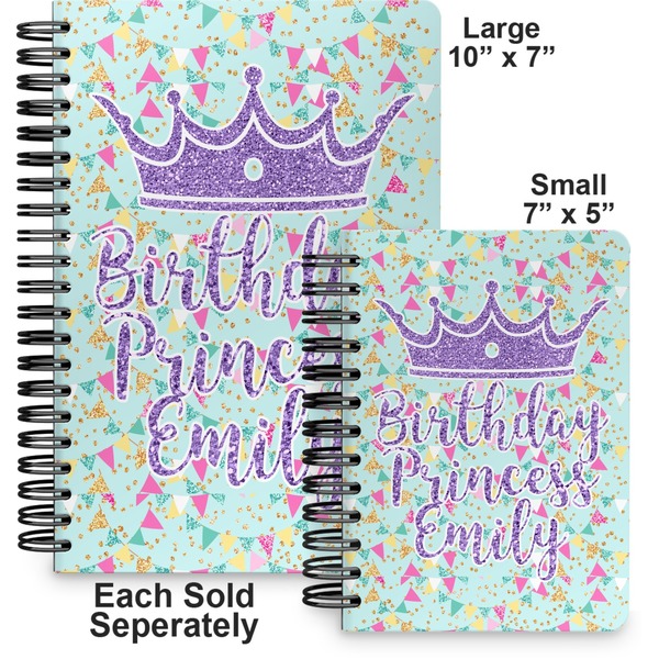 Birthday Princess Spiral Journal - Comparison