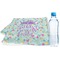 Birthday Princess Sports Towel Folded with Water Bottle