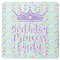 Birthday Princess Square Rubber Backed Coaster (Personalized)
