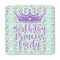 Birthday Princess Square Fridge Magnet - FRONT