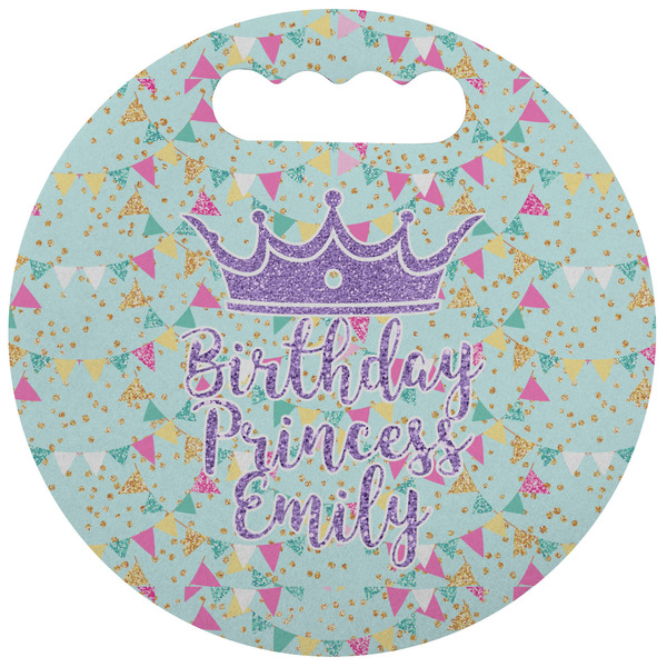Custom Birthday Princess Stadium Cushion (Round) (Personalized)