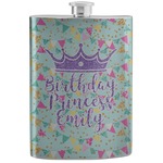 Birthday Princess Stainless Steel Flask (Personalized)