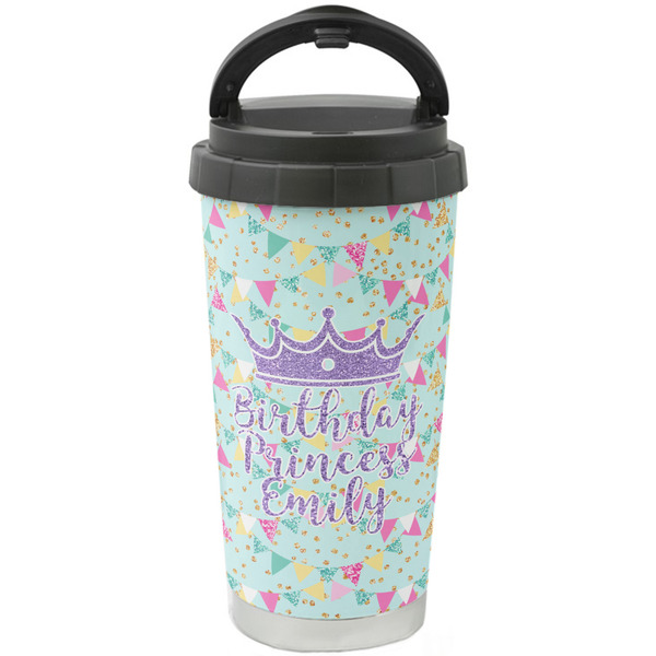 Custom Birthday Princess Stainless Steel Coffee Tumbler (Personalized)