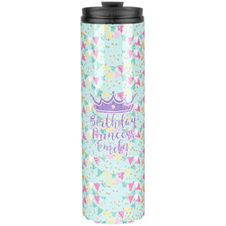 Birthday Princess Stainless Steel Skinny Tumbler - 20 oz (Personalized)