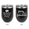 Birthday Princess Stainless Wine Tumblers - Black - Double Sided - Approval