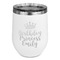 Birthday Princess Stainless Wine Tumblers - White - Single Sided - Front