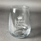 Birthday Princess Stemless Wine Glass - Front/Approval