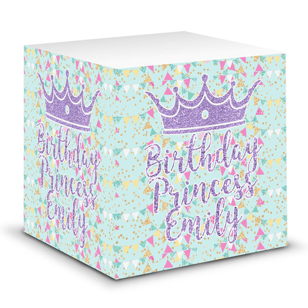 Custom Birthday Princess Sticky Note Cube (Personalized)