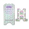 Birthday Princess Stylized Phone Stand - Front & Back - Large