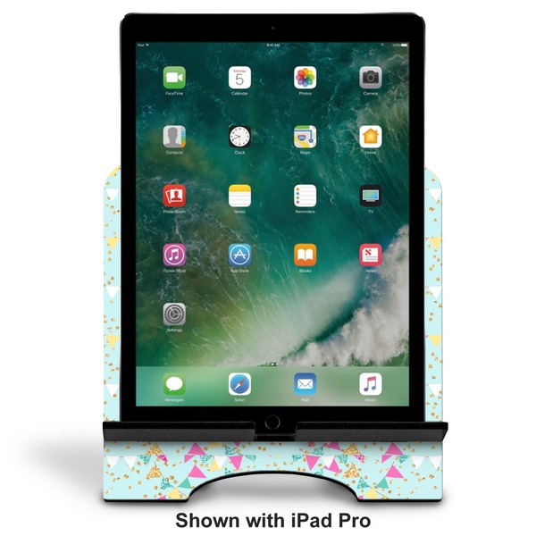 Birthday Princess Stylized Tablet Stand - Front with ipad