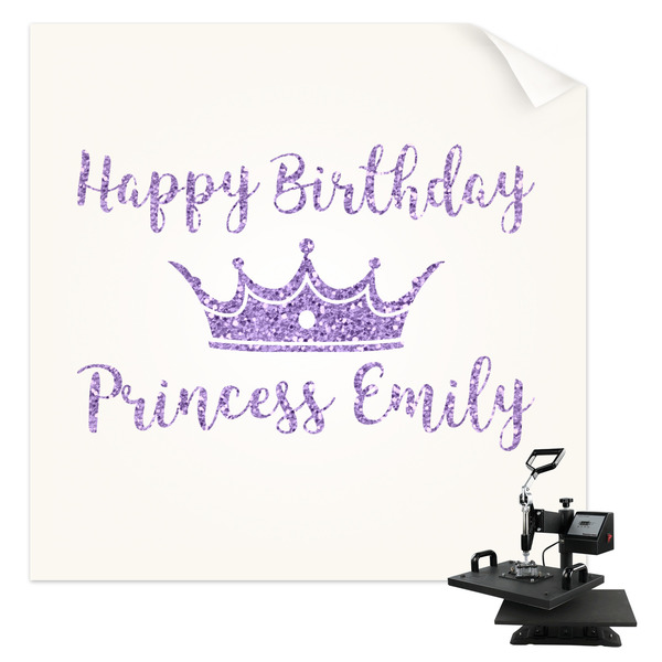 Custom Birthday Princess Sublimation Transfer (Personalized)
