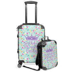 Birthday Princess Kids 2-Piece Luggage Set - Suitcase & Backpack (Personalized)
