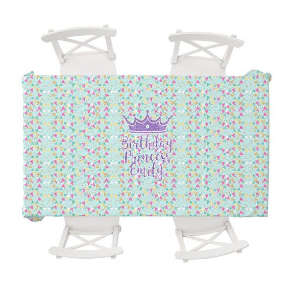 Custom Birthday Princess Tablecloth - 58"x102" (Personalized)