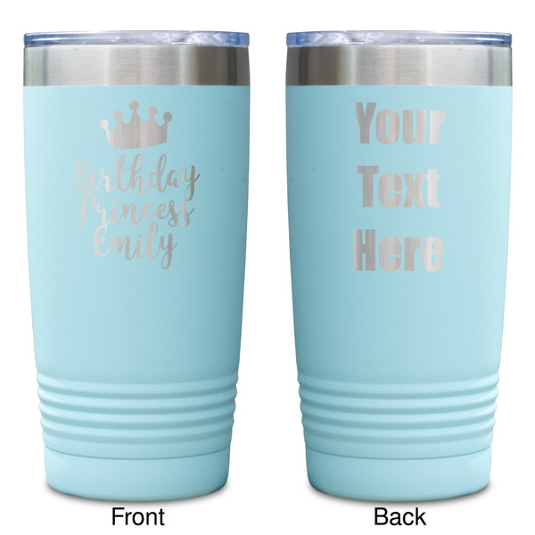 Birthday Princess Teal Polar Camel Tumbler - 20oz -Double Sided - Approval