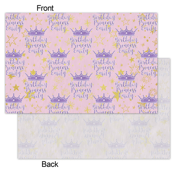 Birthday Princess Tissue Paper - Heavyweight - Small - Front & Back