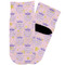 Birthday Princess Toddler Ankle Socks - Single Pair - Front and Back