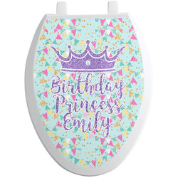 Birthday Princess Toilet Seat Decal - Elongated (Personalized)