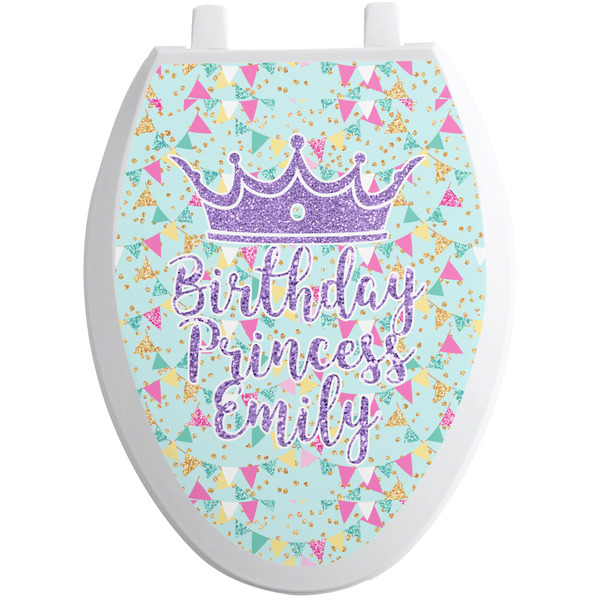 Birthday Princess Toilet Seat Decal Elongated