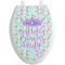 Birthday Princess Toilet Seat Decal - Elongated (Personalized)